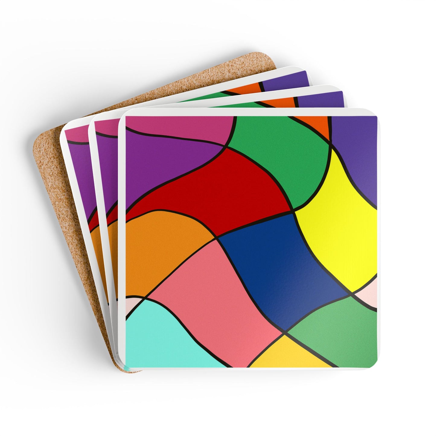 Wavy Color Coaster Set