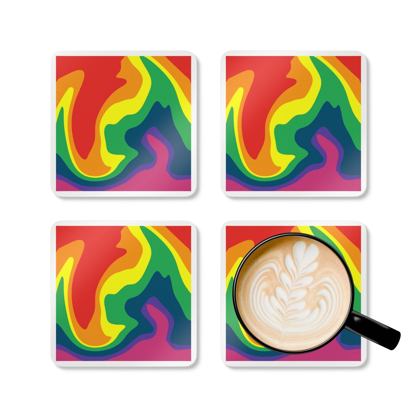 Color Flame Coaster Set