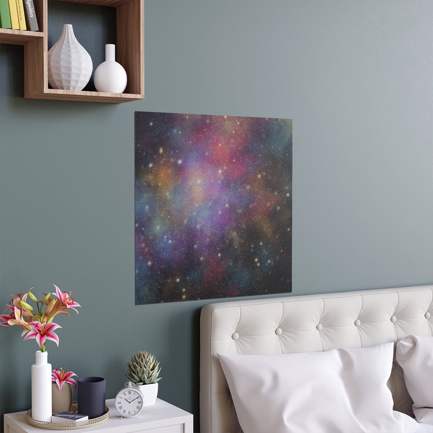 Galaxy Silk Poster