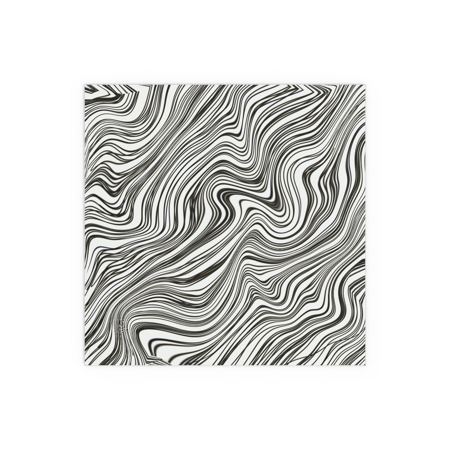 BW Marble Silk Poster