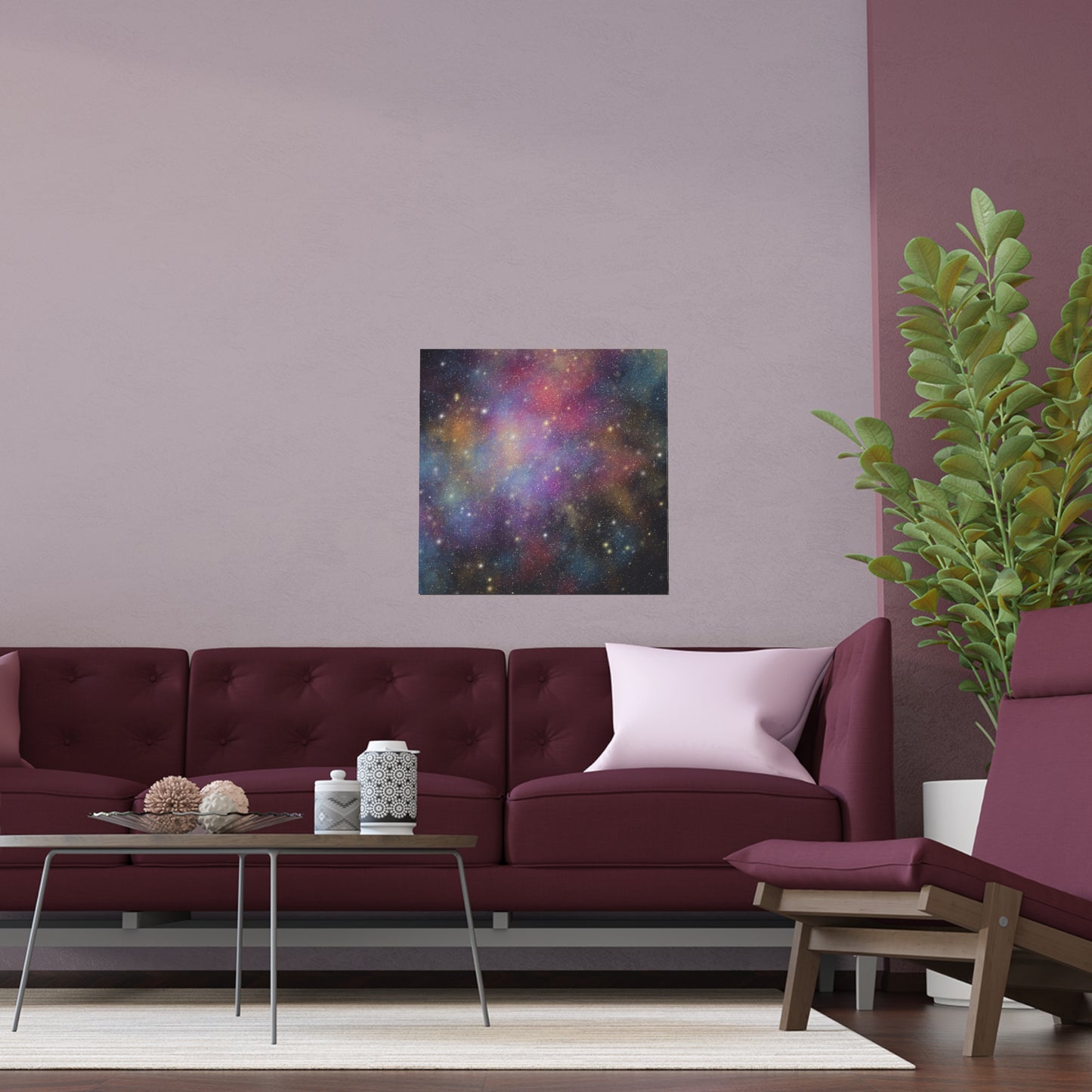 Galaxy Silk Poster