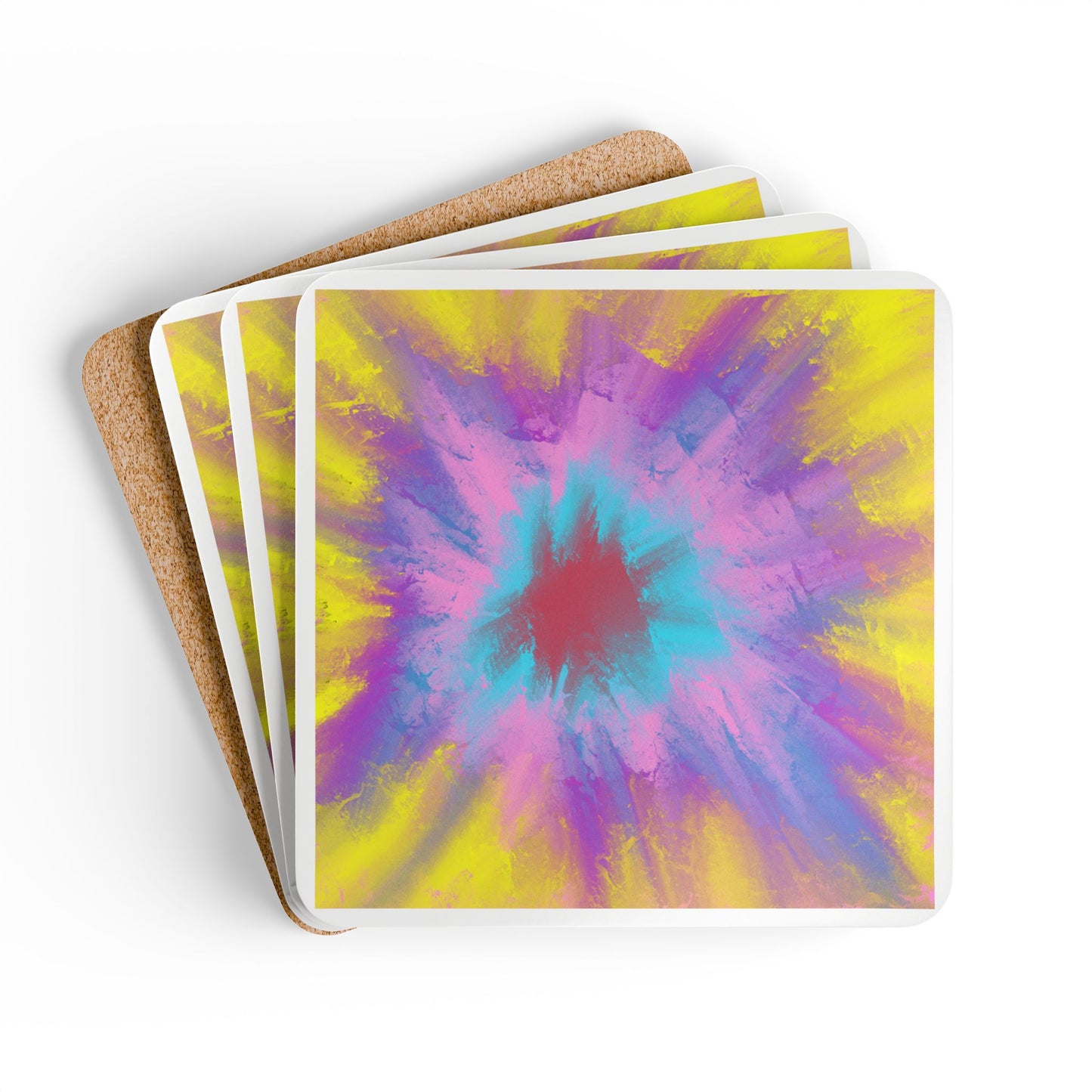 Tie Dye Explosion Coaster Set