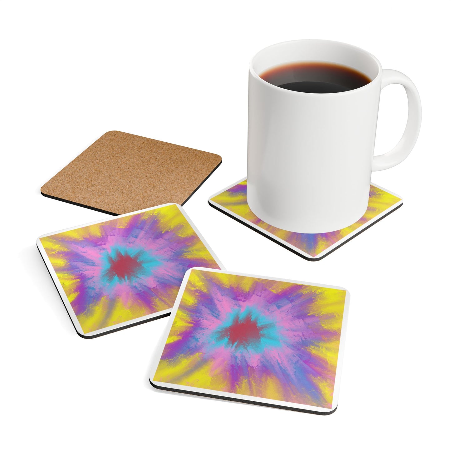 Tie Dye Explosion Coaster Set