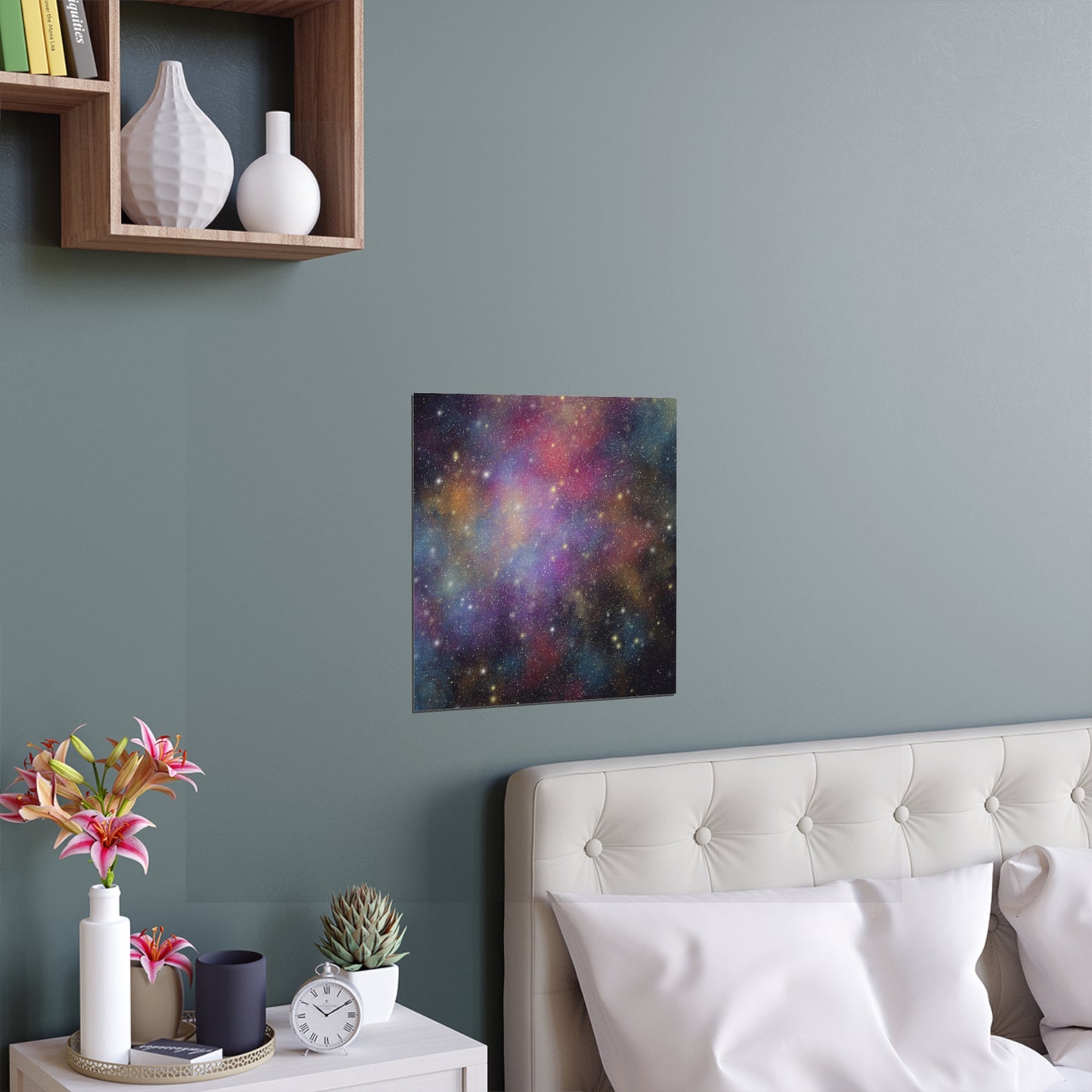 Galaxy Silk Poster