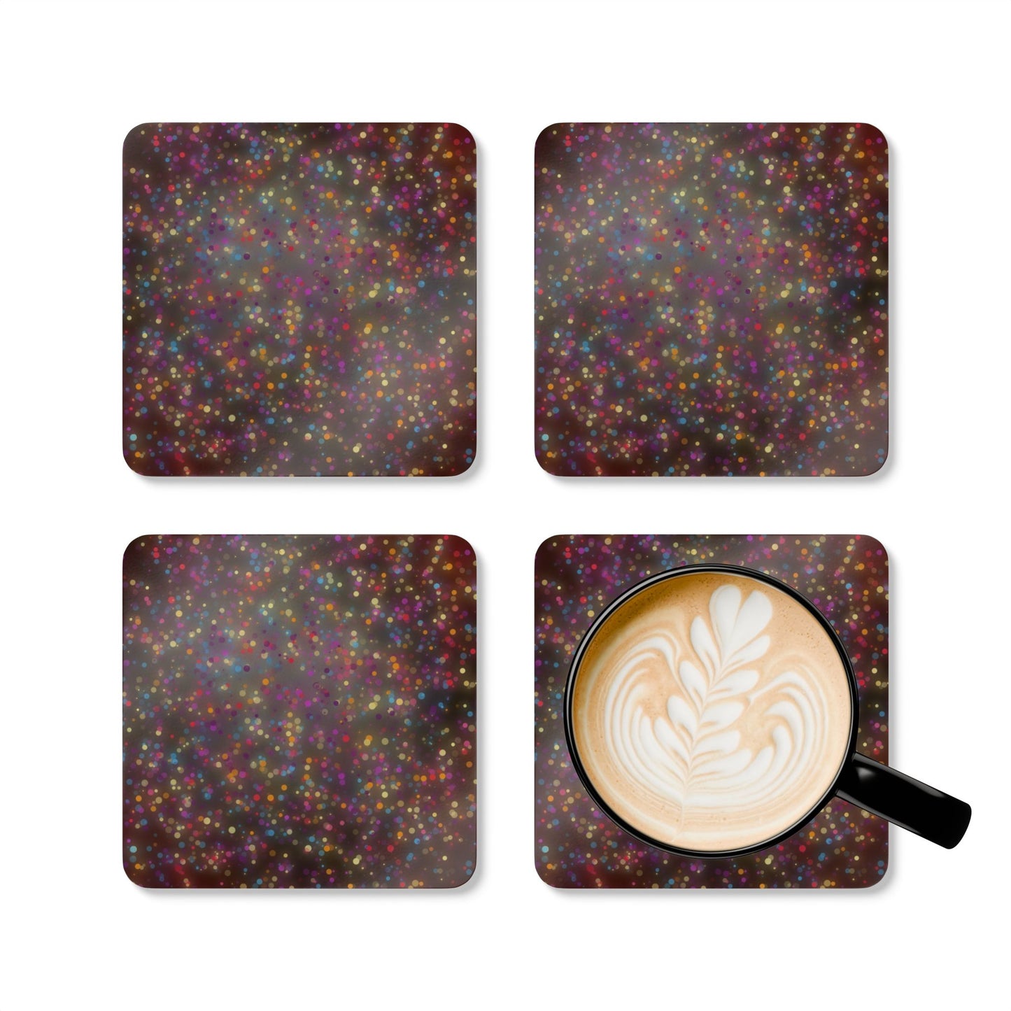 Glitter Coaster Set