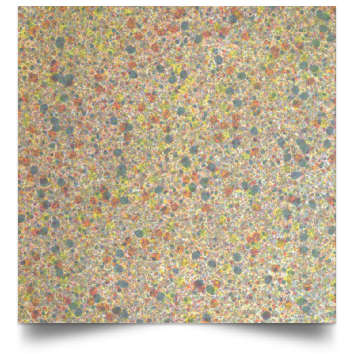 Splatter Satin Square Poster