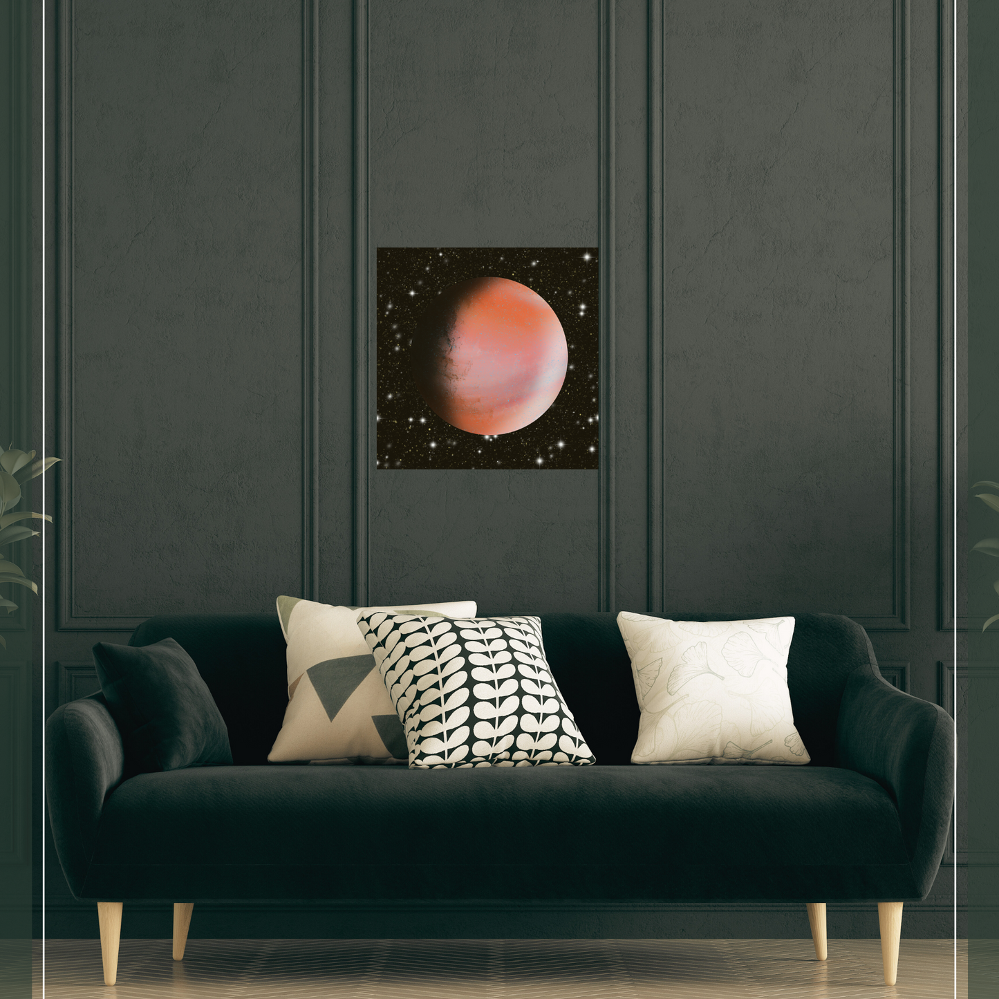 Planet Satin Square Poster