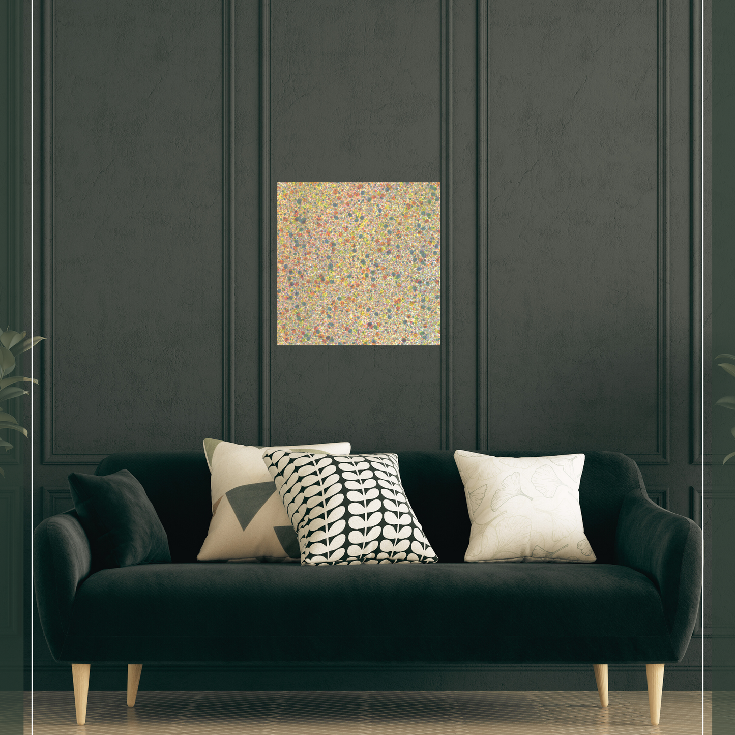 Splatter Satin Square Poster