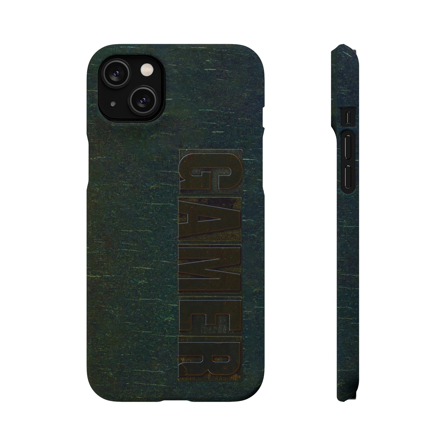 Gamer Glitch Design Snap Phone Case