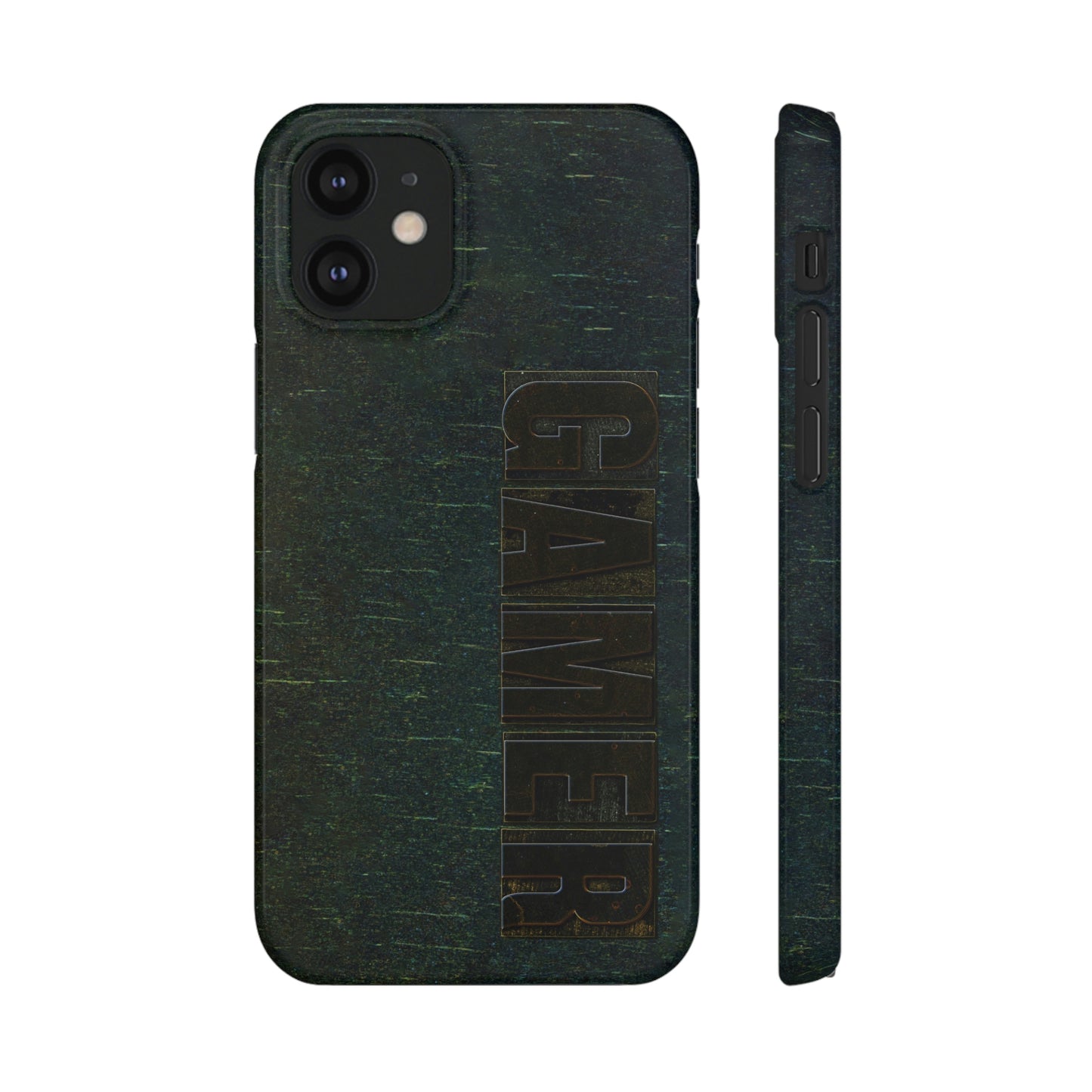 Gamer Glitch Design Snap Phone Case