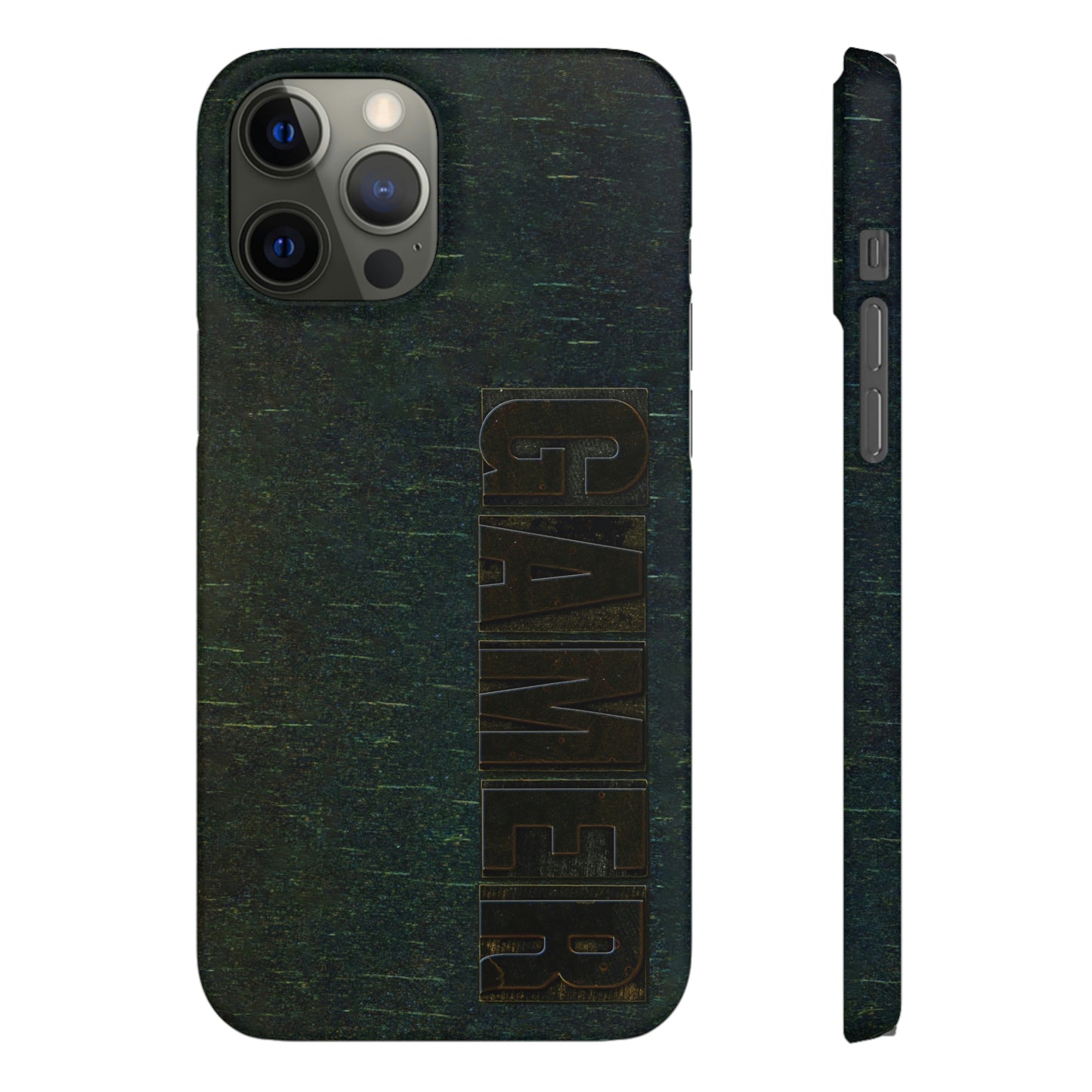 Gamer Glitch Design Snap Phone Case