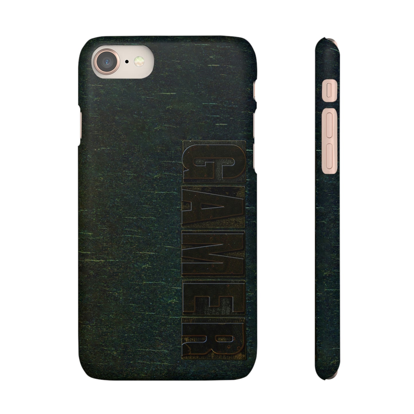 Gamer Glitch Design Snap Phone Case