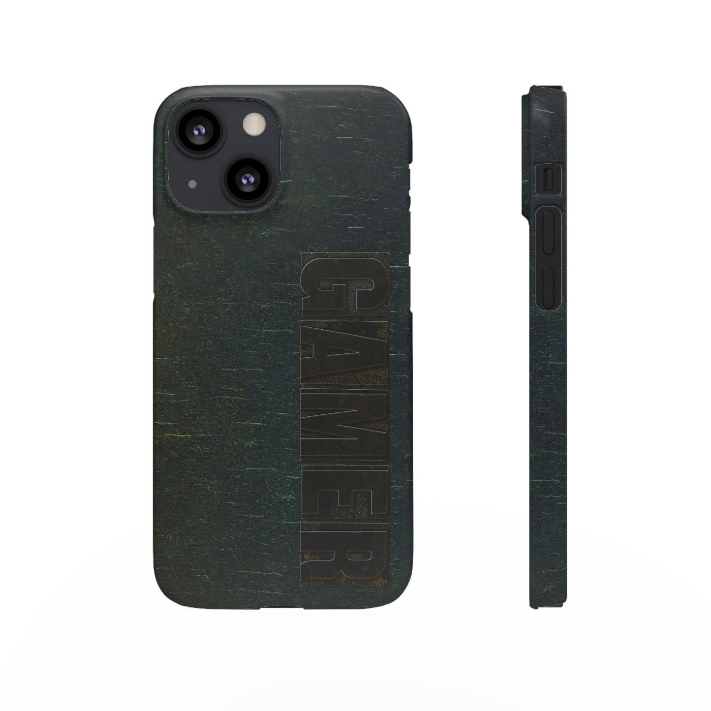 Gamer Glitch Design Snap Phone Case