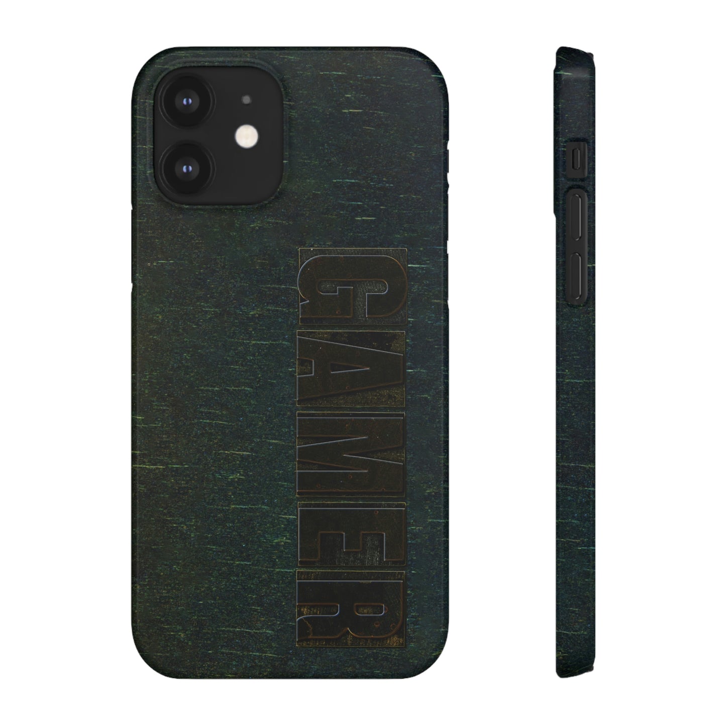 Gamer Glitch Design Snap Phone Case