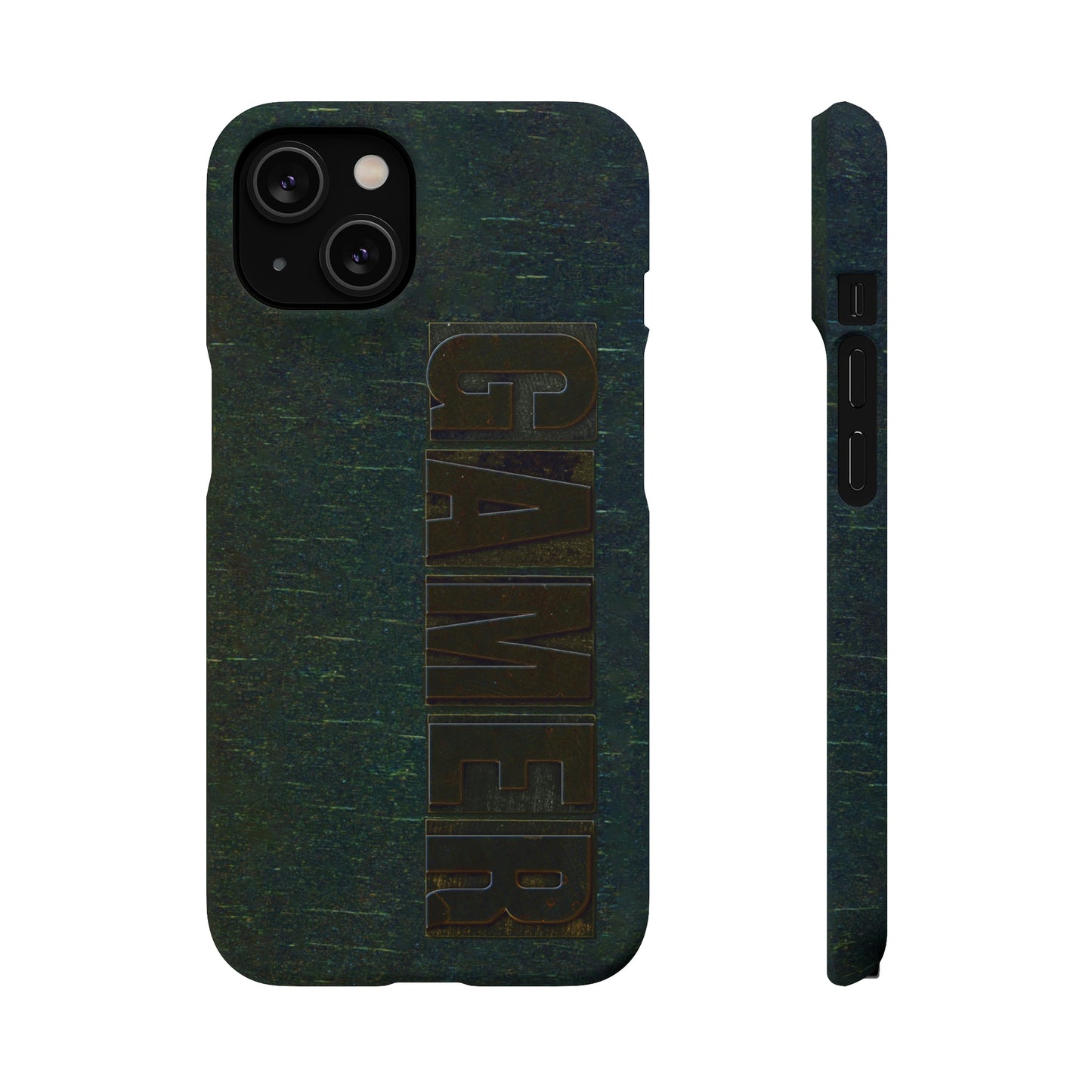 Gamer Glitch Design Snap Phone Case