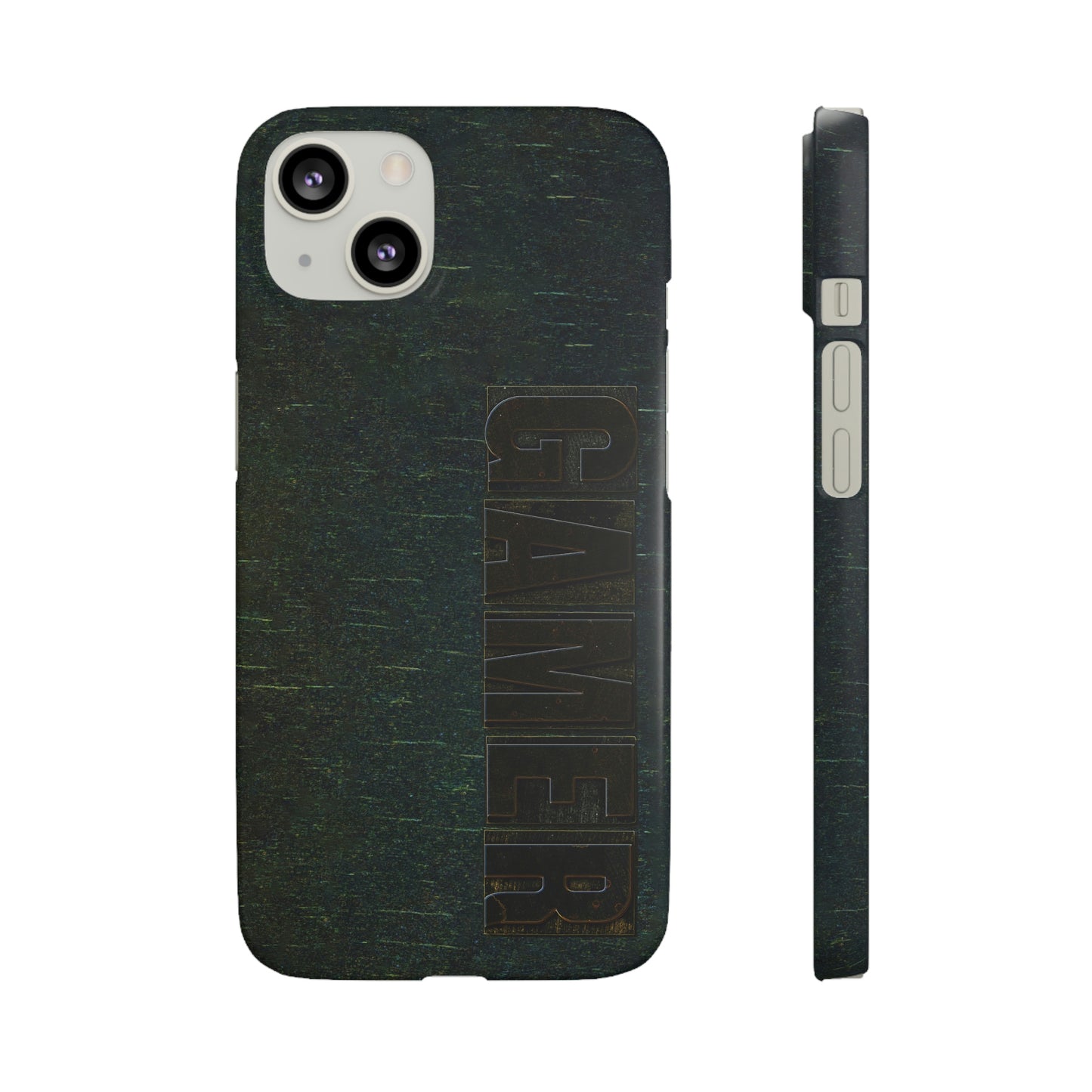 Gamer Glitch Design Snap Phone Case