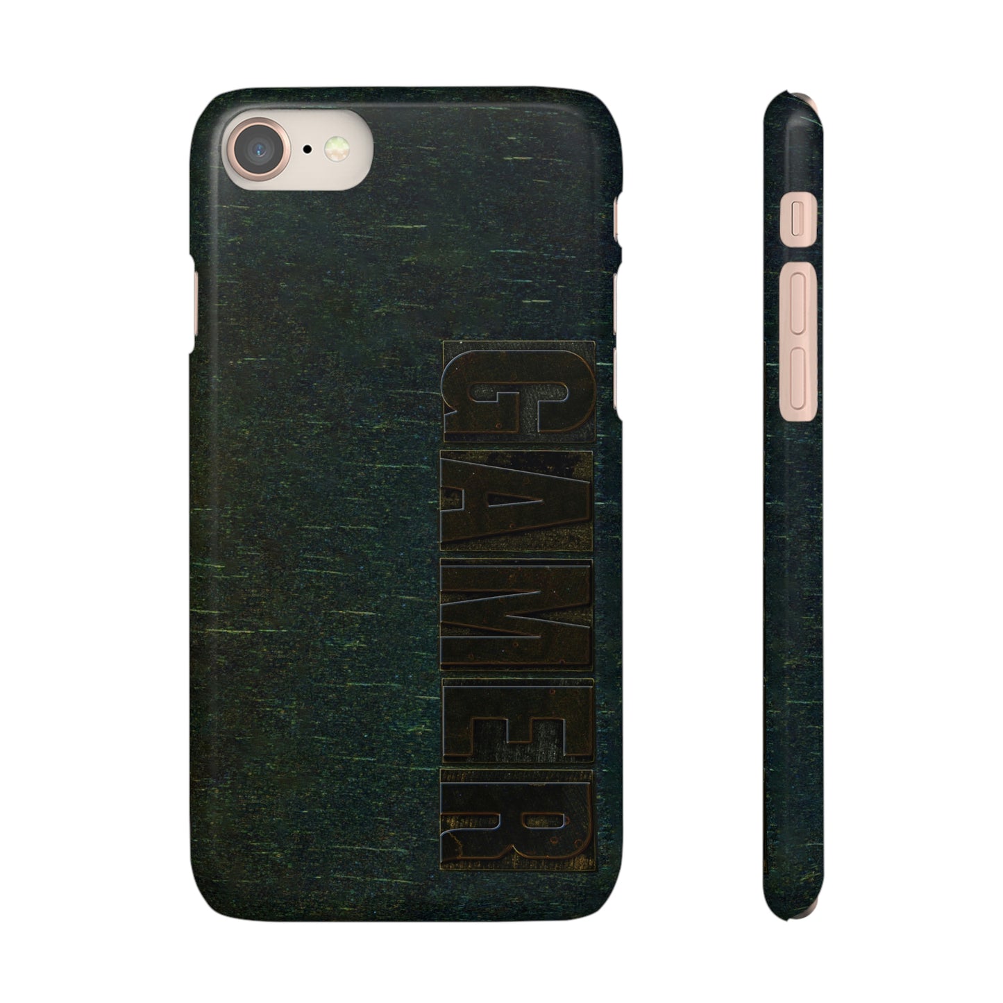 Gamer Glitch Design Snap Phone Case