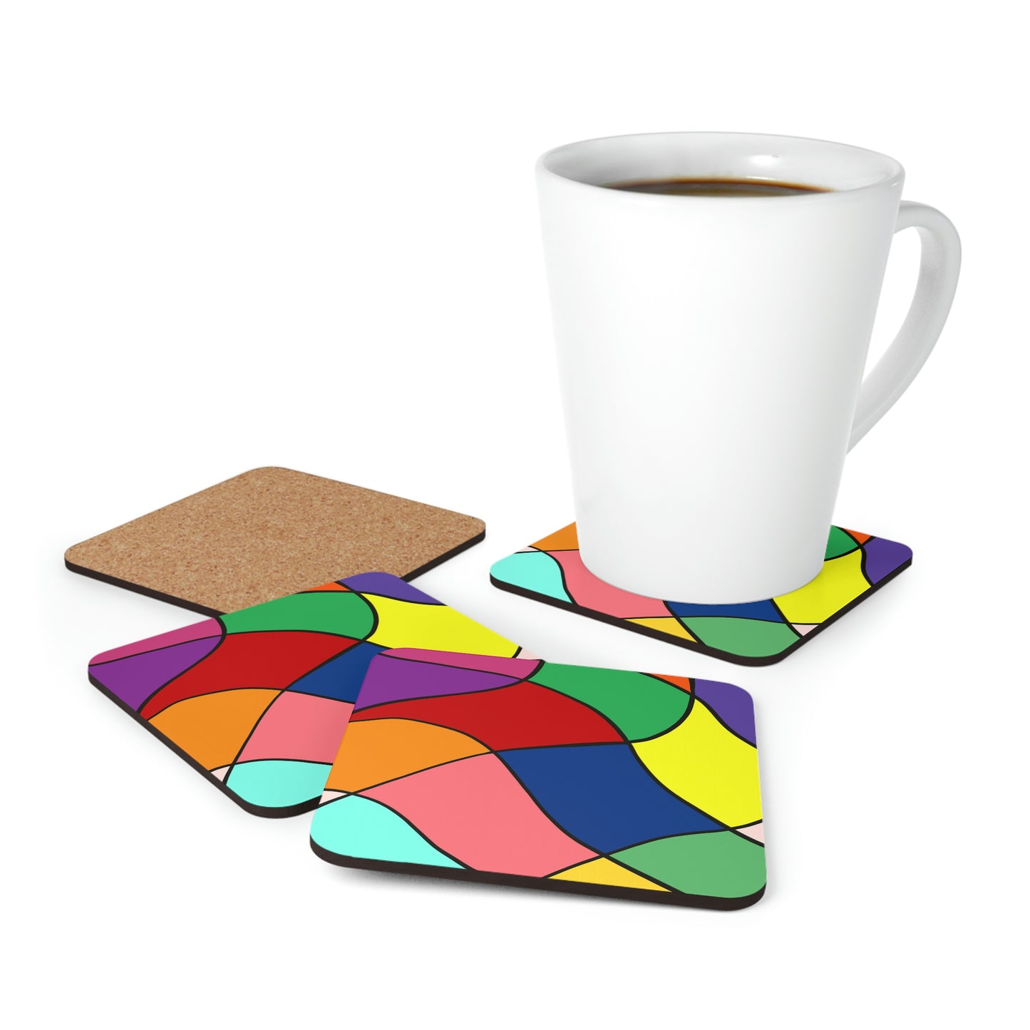 Wavy Color Coaster Set