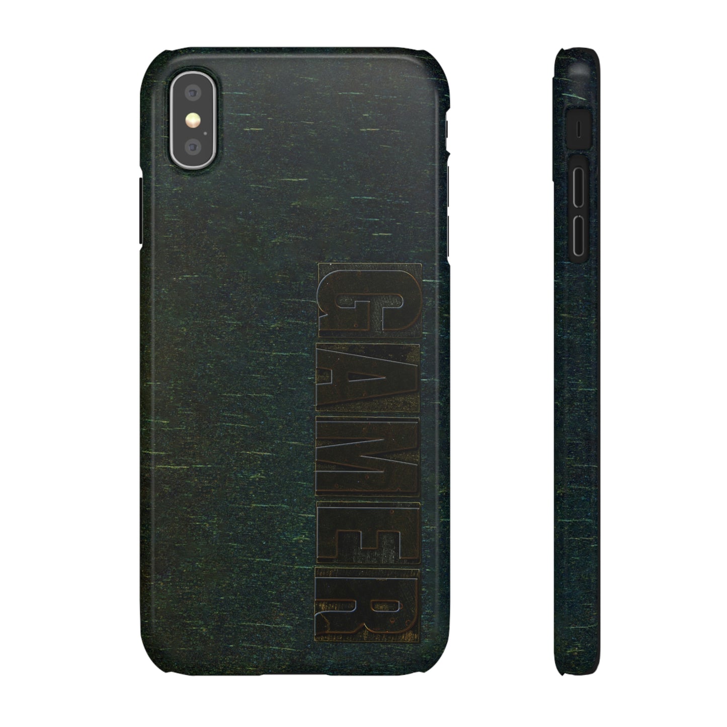 Gamer Glitch Design Snap Phone Case