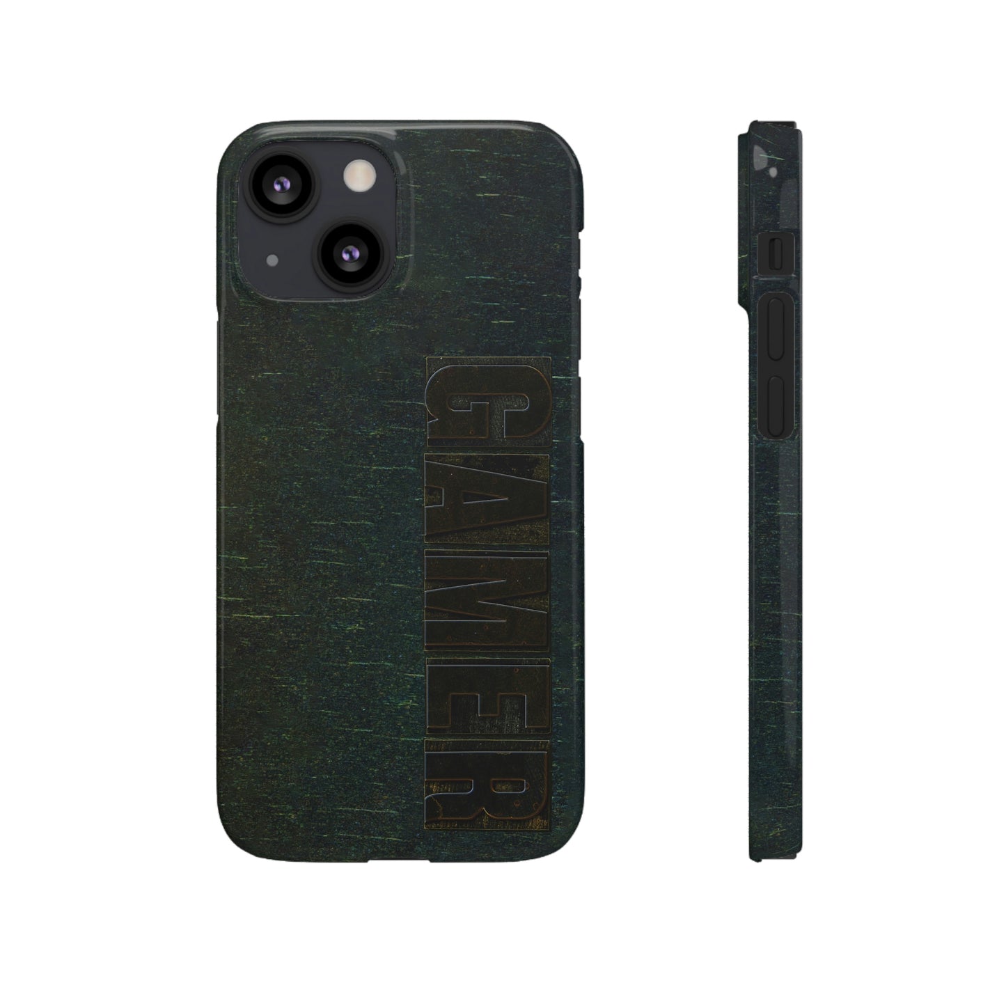 Gamer Glitch Design Snap Phone Case