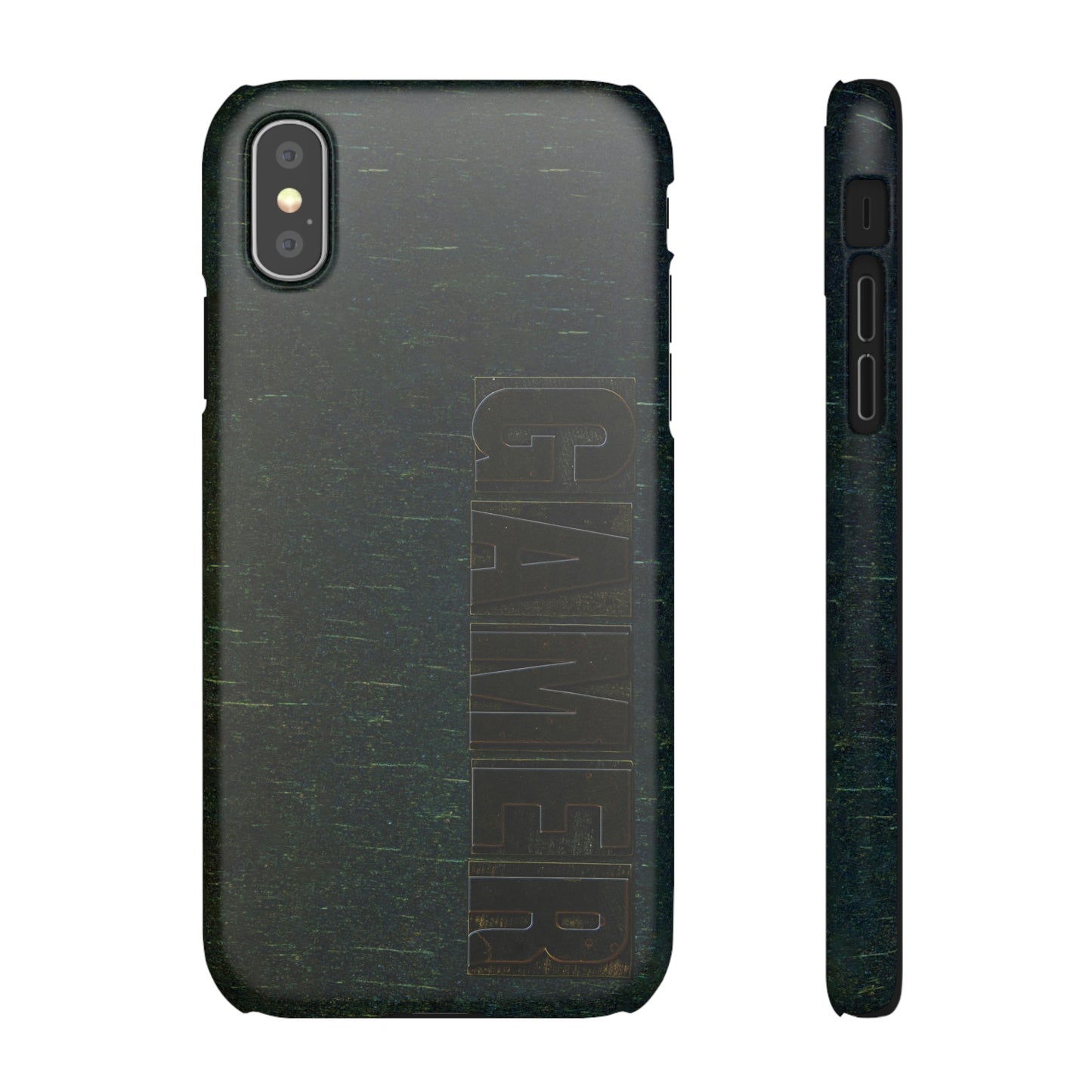 Gamer Glitch Design Snap Phone Case