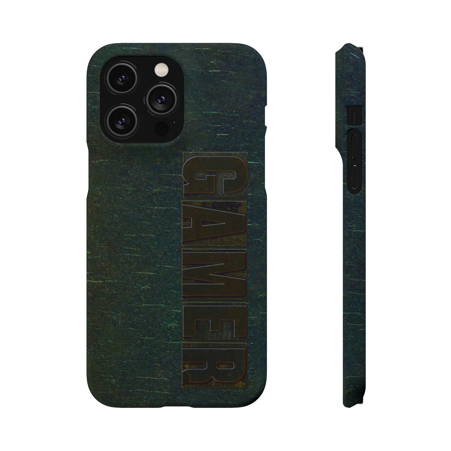 Gamer Glitch Design Snap Phone Case