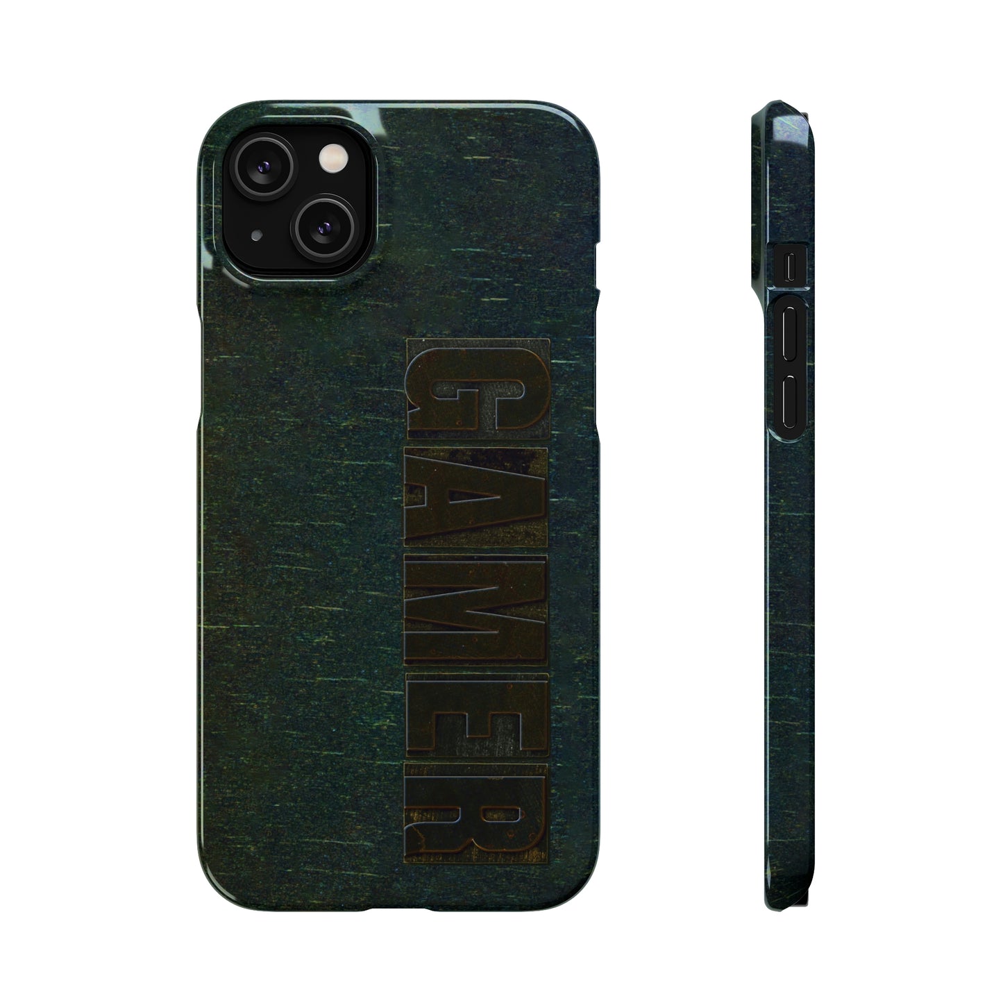 Gamer Glitch Design Snap Phone Case