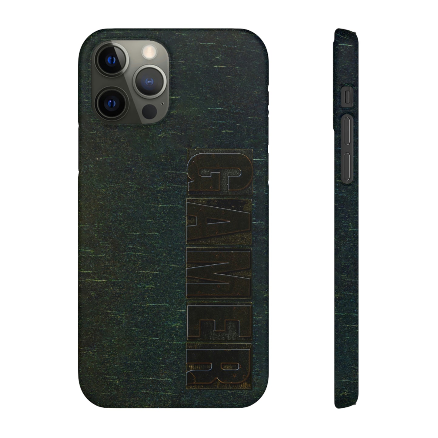 Gamer Glitch Design Snap Phone Case