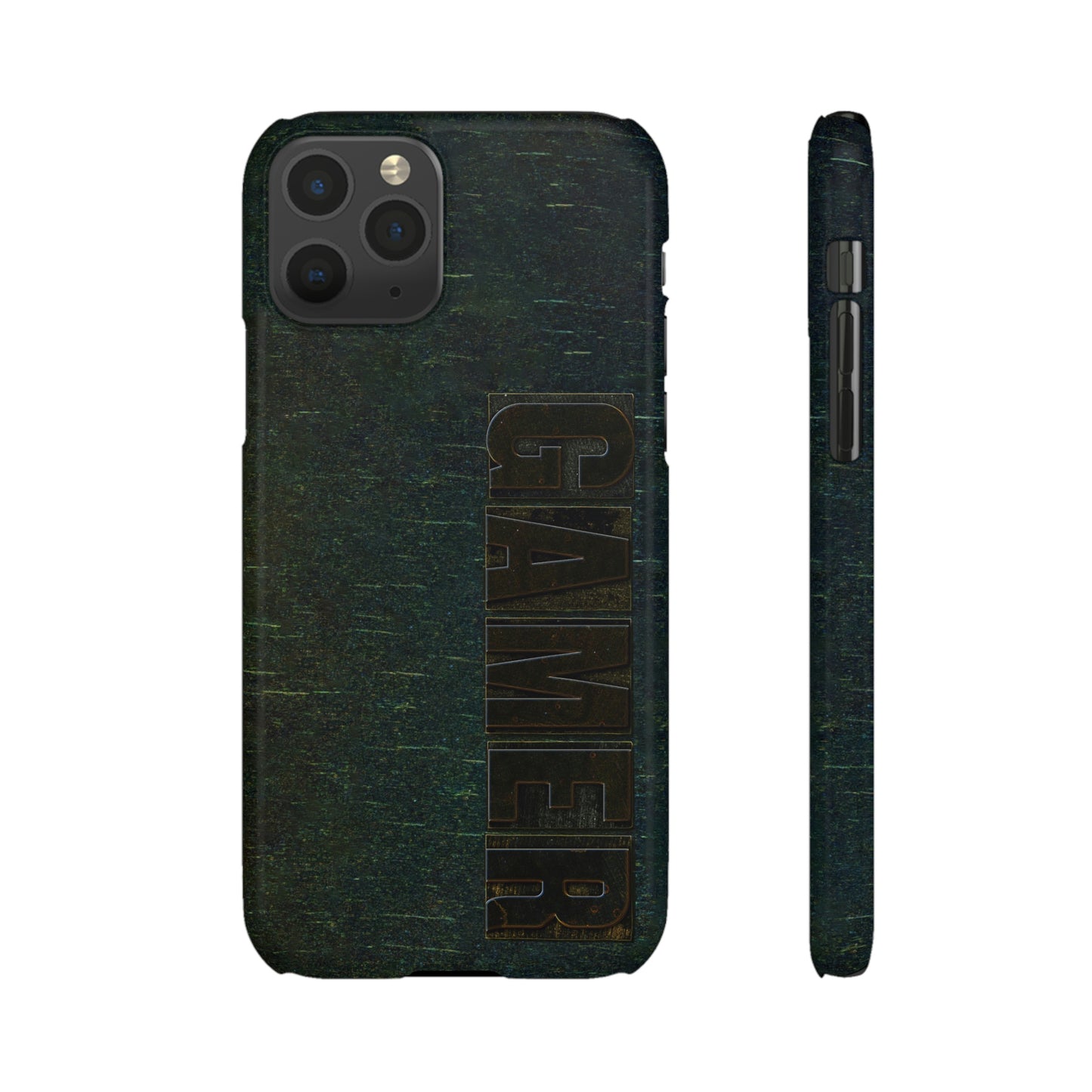 Gamer Glitch Design Snap Phone Case