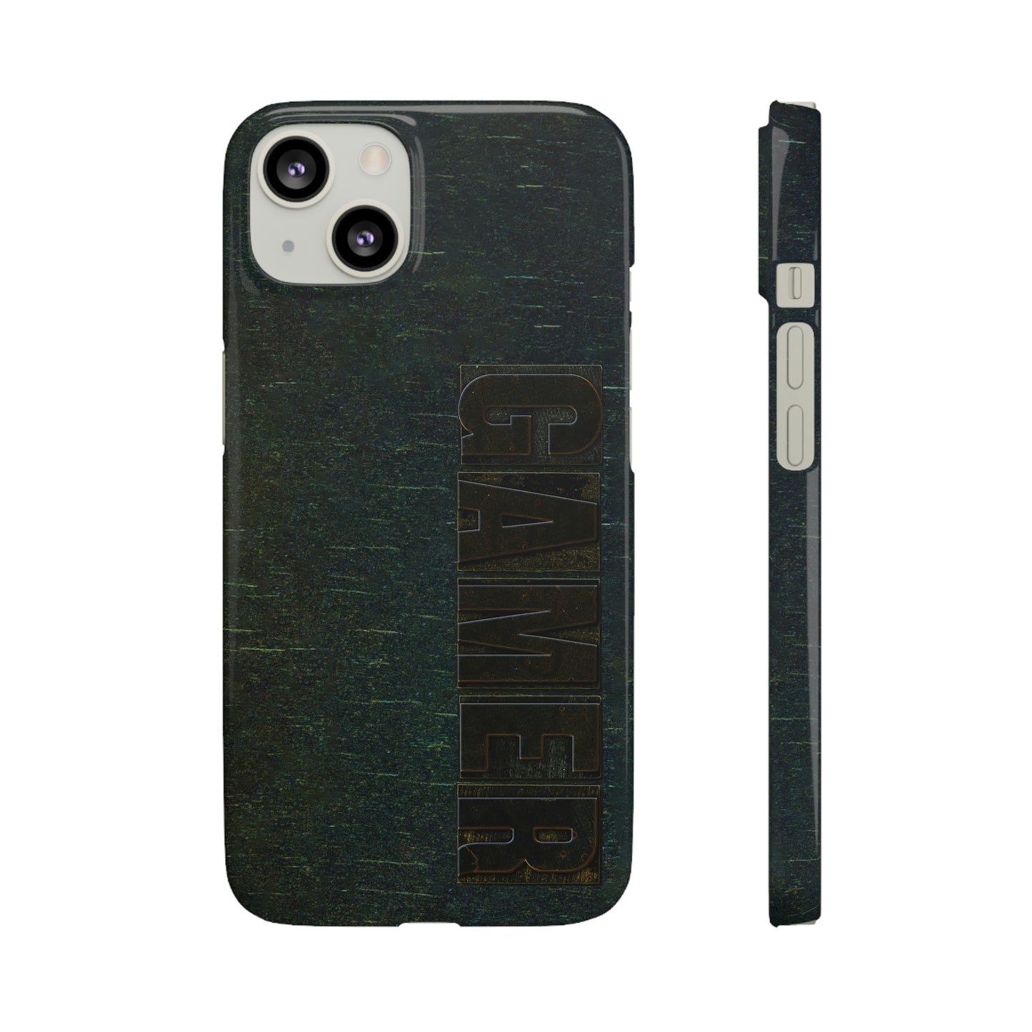 Gamer Glitch Design Snap Phone Case