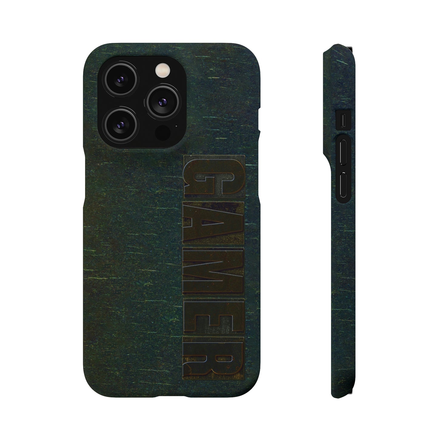 Gamer Glitch Design Snap Phone Case