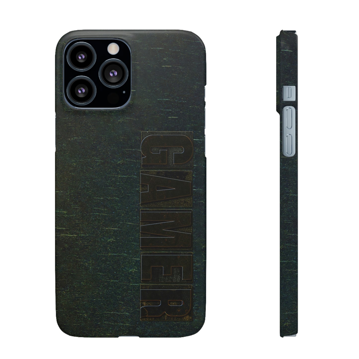 Gamer Glitch Design Snap Phone Case