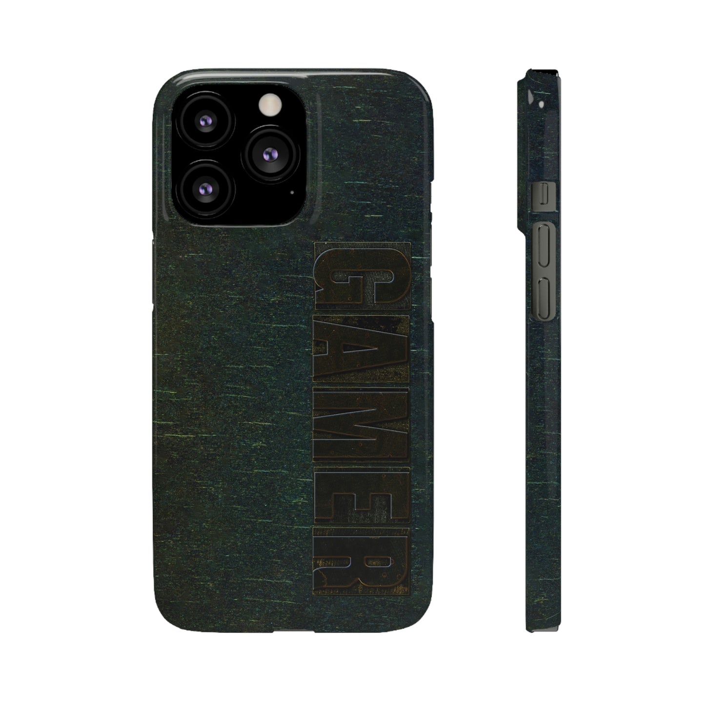 Gamer Glitch Design Snap Phone Case