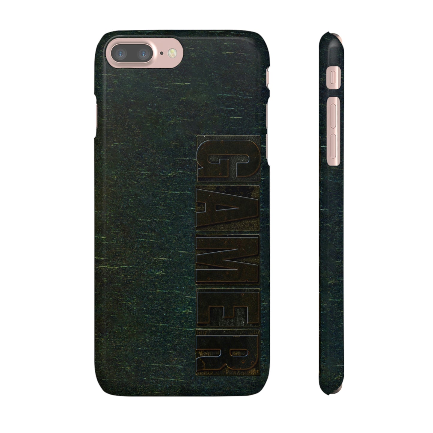 Gamer Glitch Design Snap Phone Case