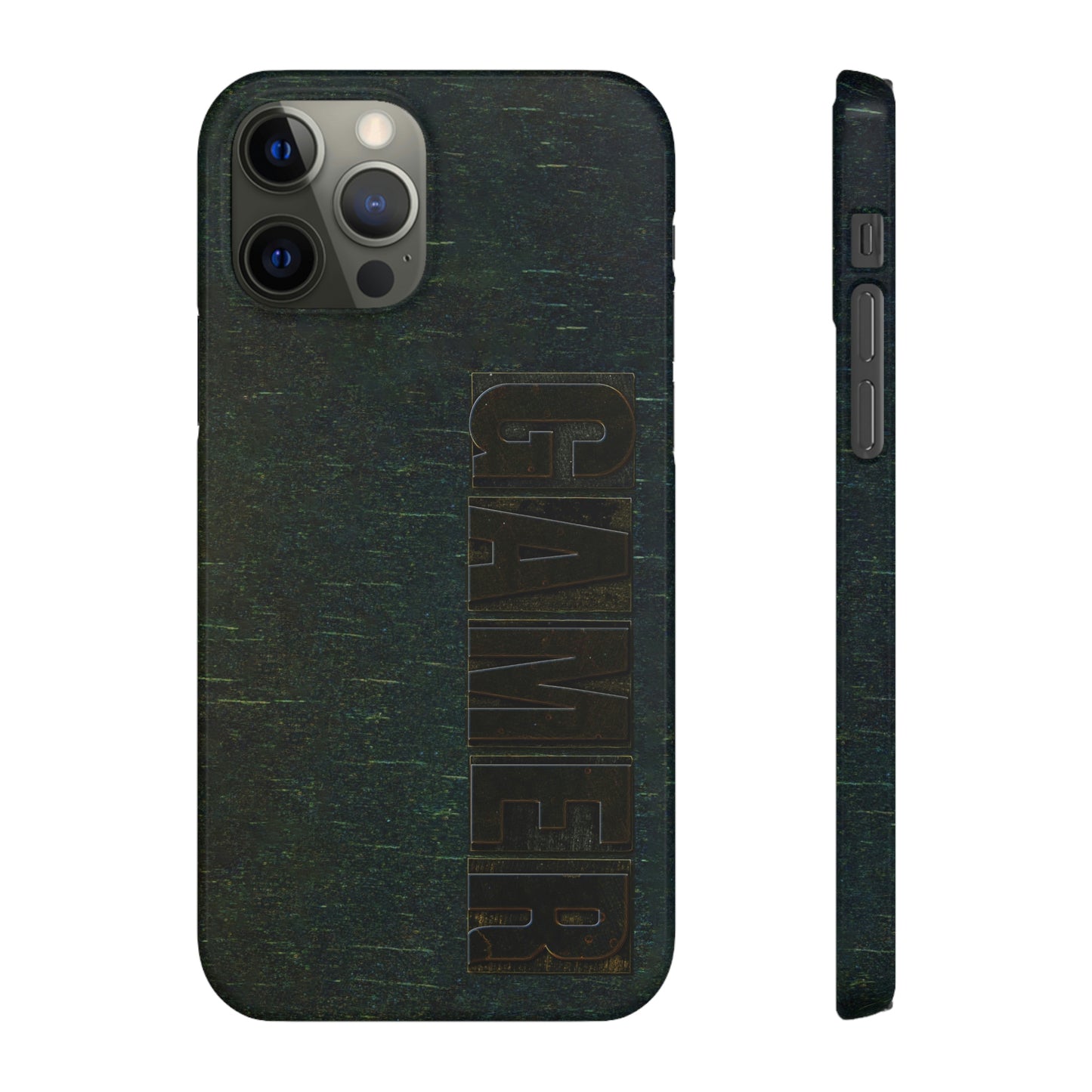 Gamer Glitch Design Snap Phone Case