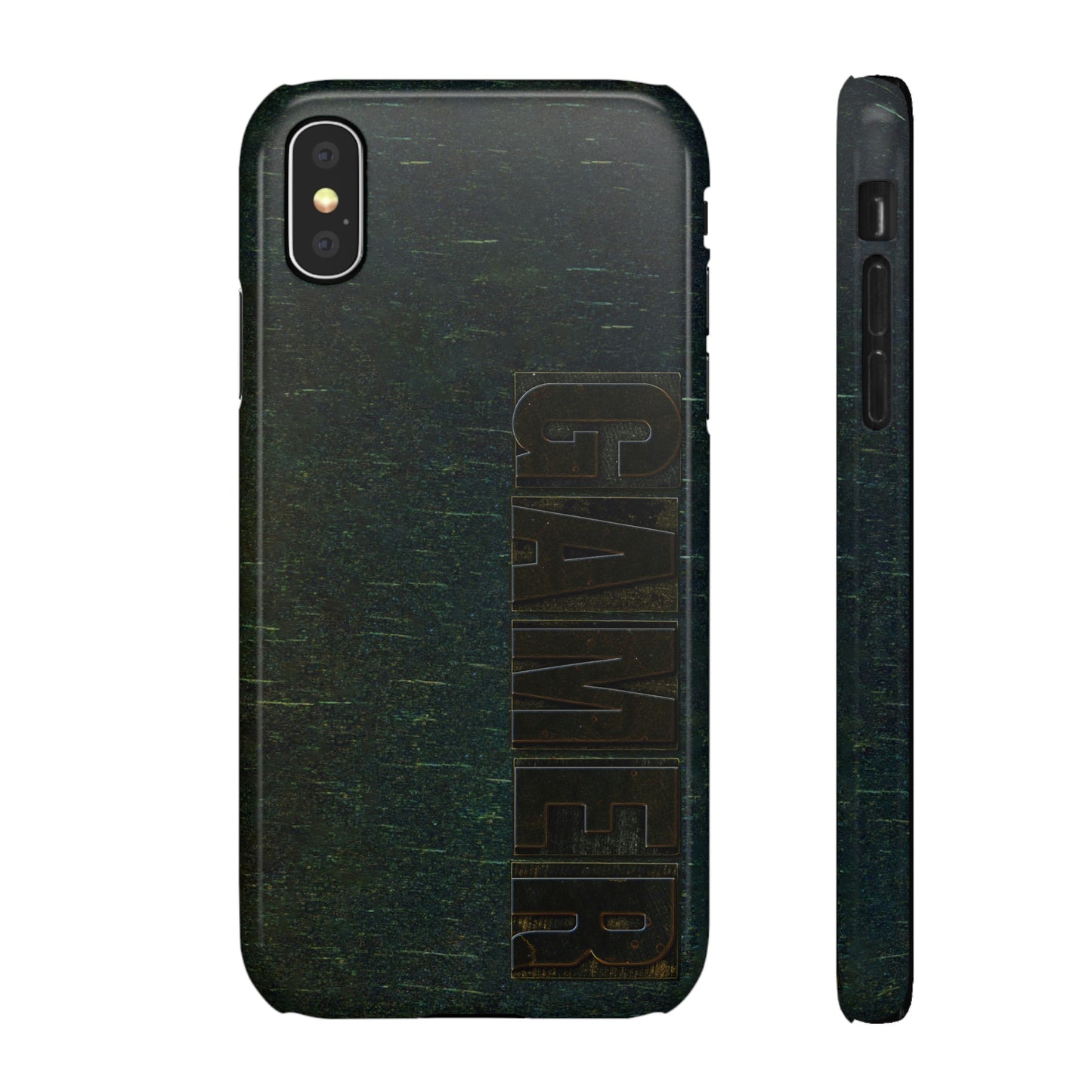 Gamer Glitch Design Snap Phone Case