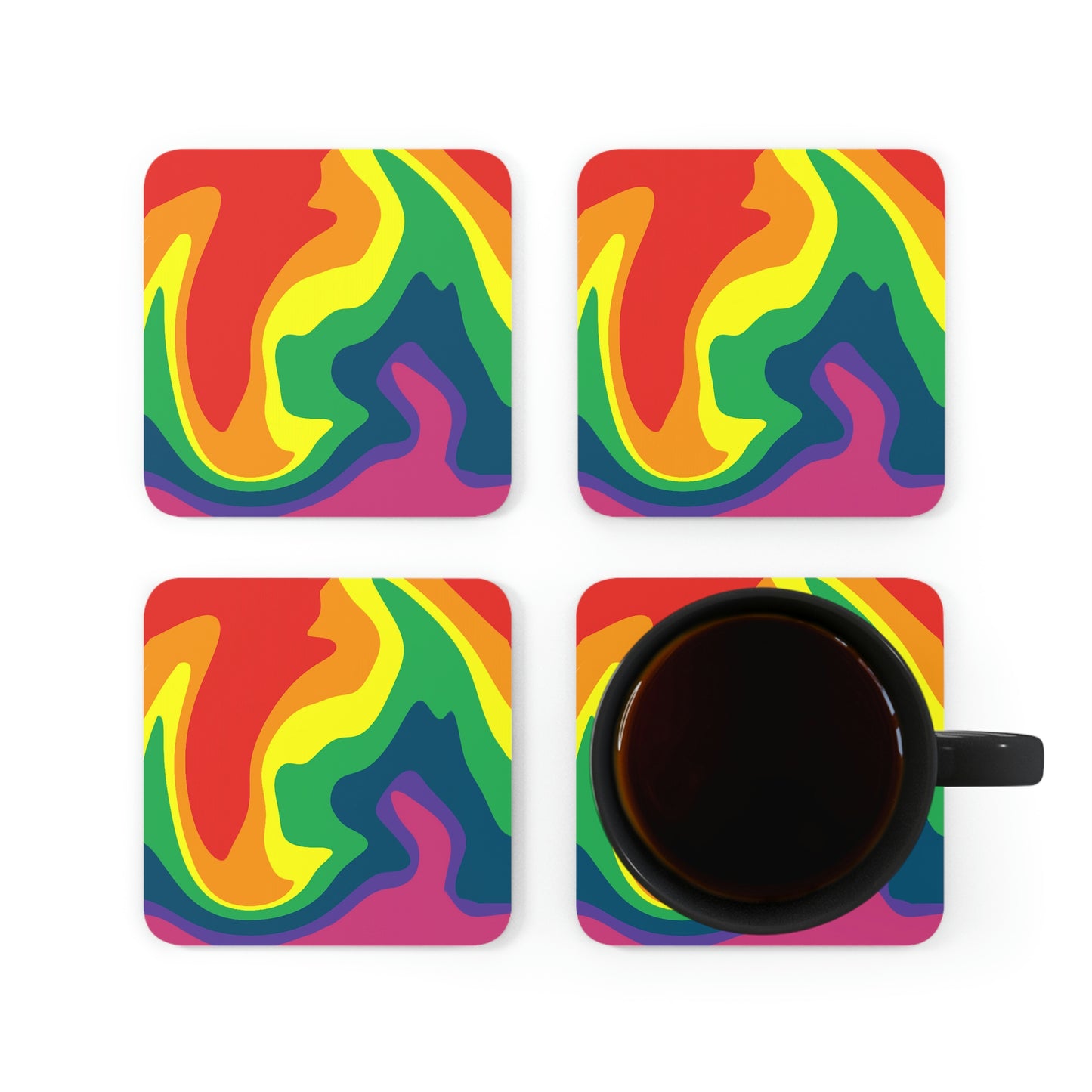 Color Flame Coaster Set