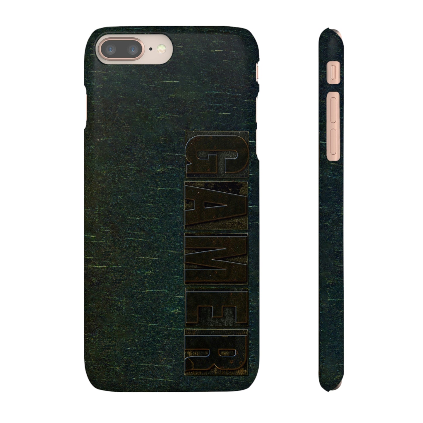 Gamer Glitch Design Snap Phone Case