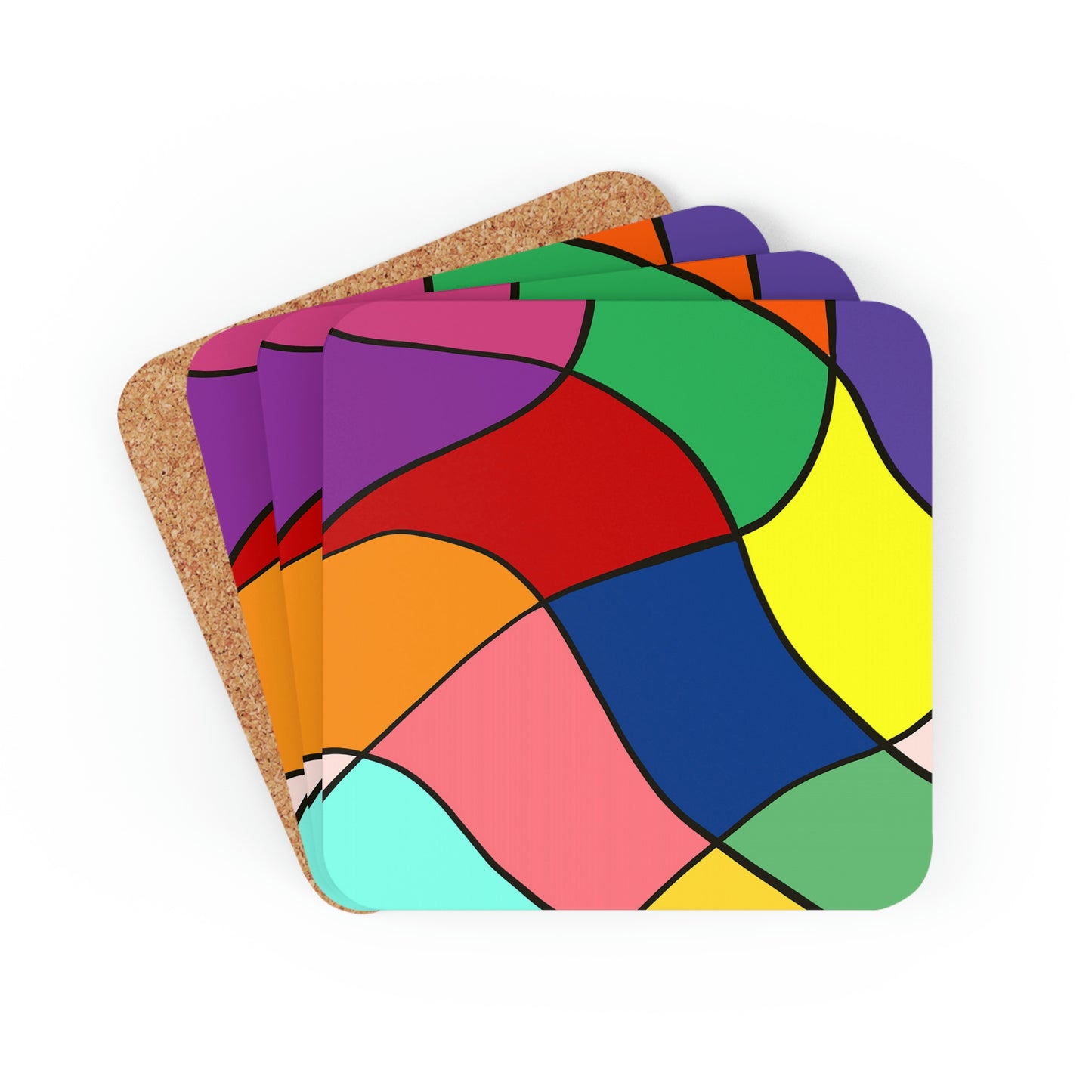 Wavy Color Coaster Set