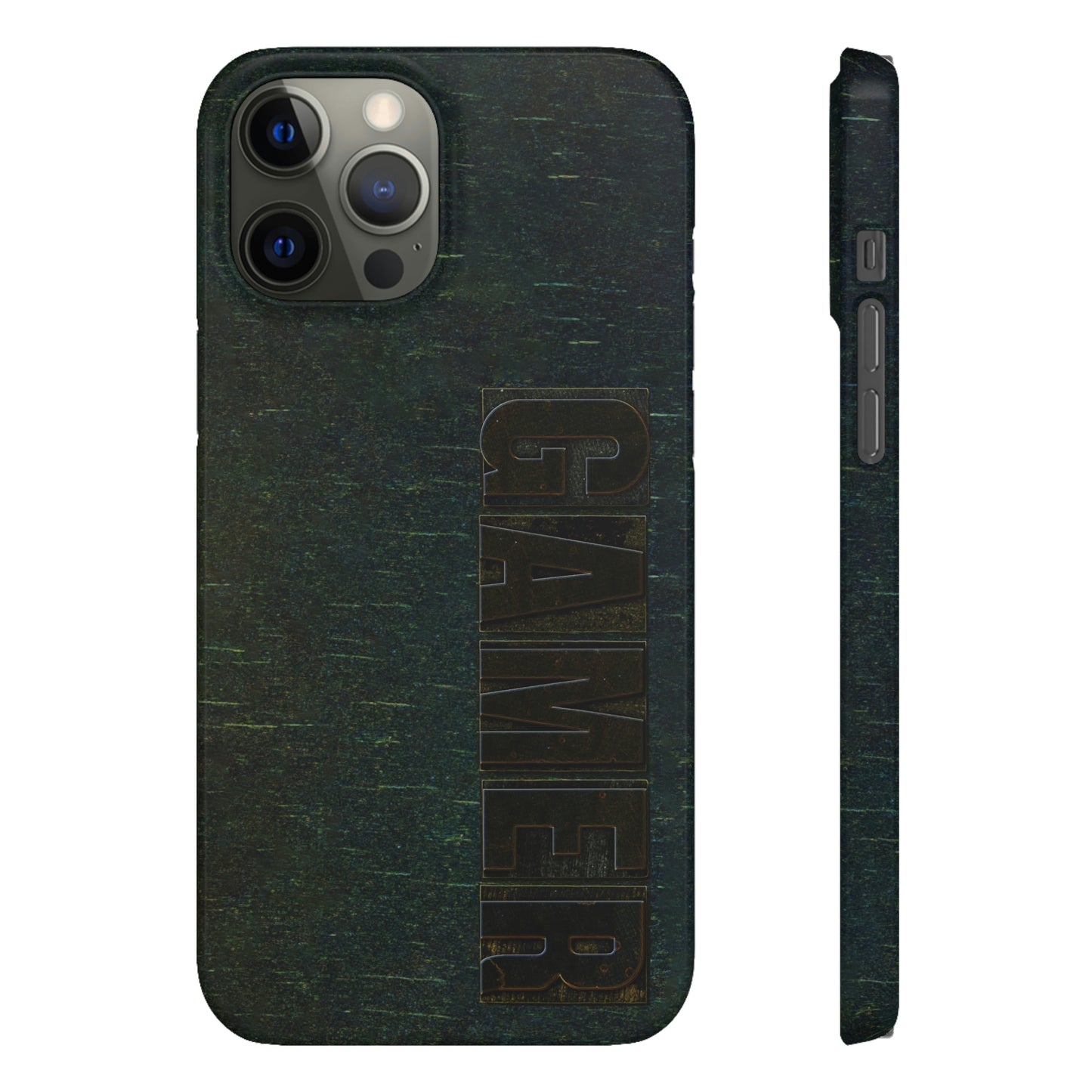 Gamer Glitch Design Snap Phone Case