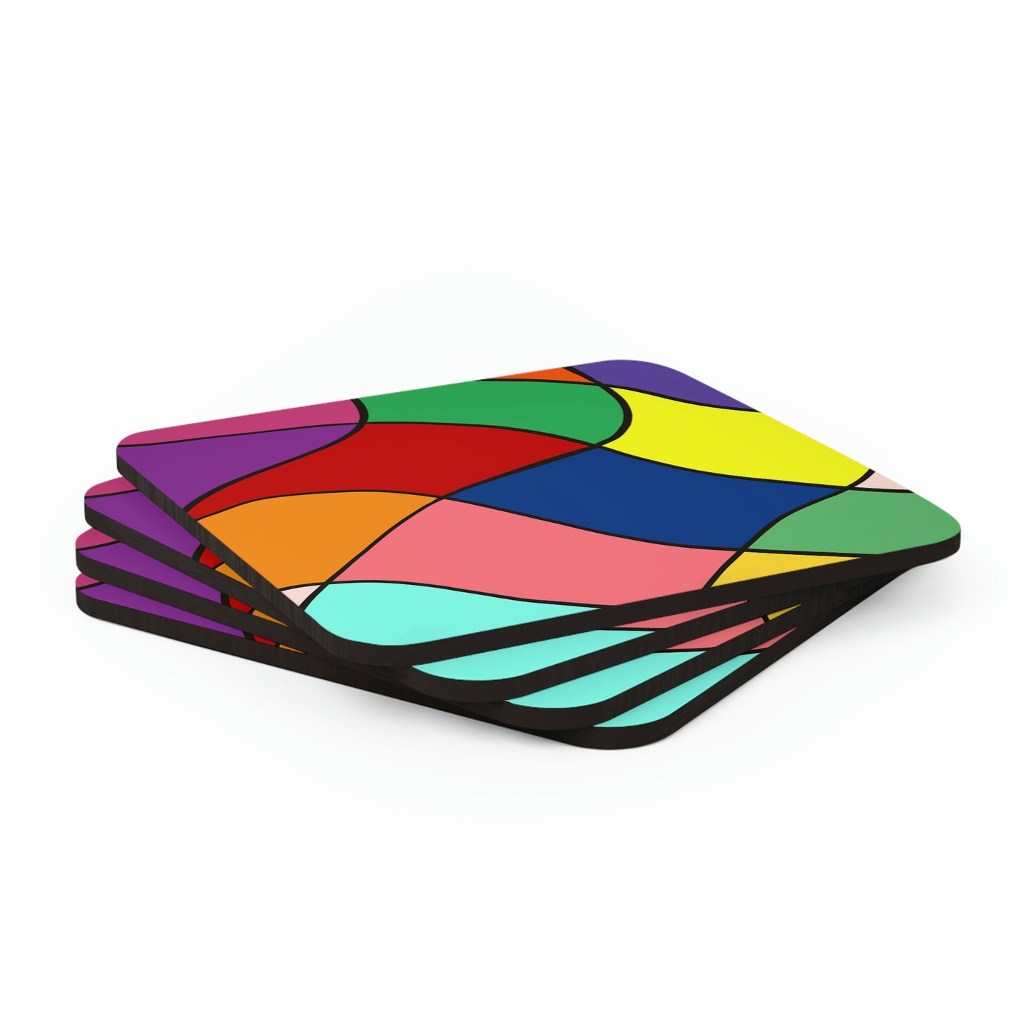 Wavy Color Coaster Set