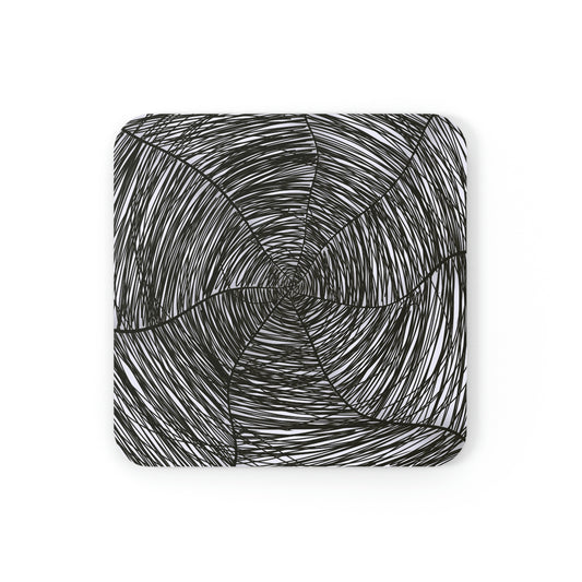 B&W Webs Coaster Set