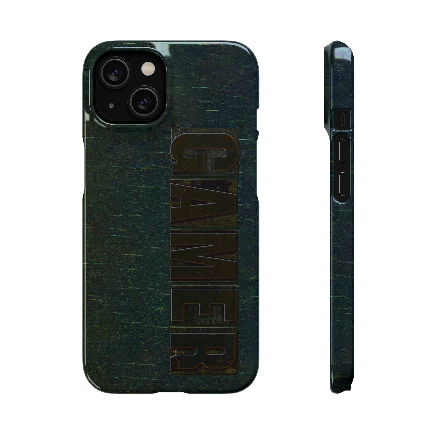 Gamer Glitch Design Snap Phone Case